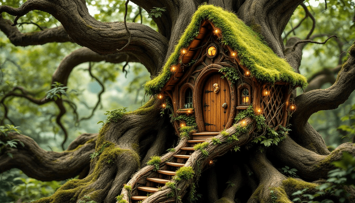 A cozy tiny house featuring a stylish spiral staircase.
