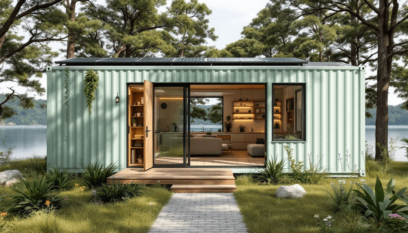 Inspiring designs of shipping container tiny houses.