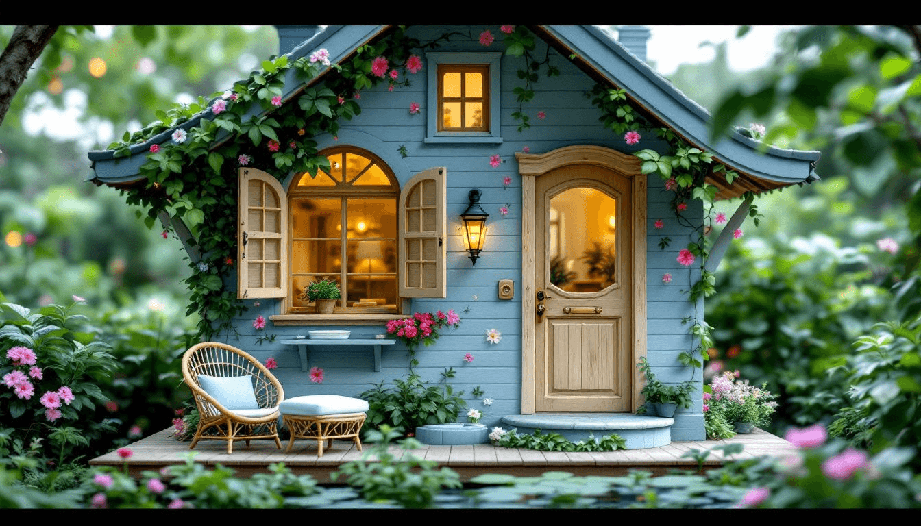 A beautiful custom tiny home showcasing innovative design.