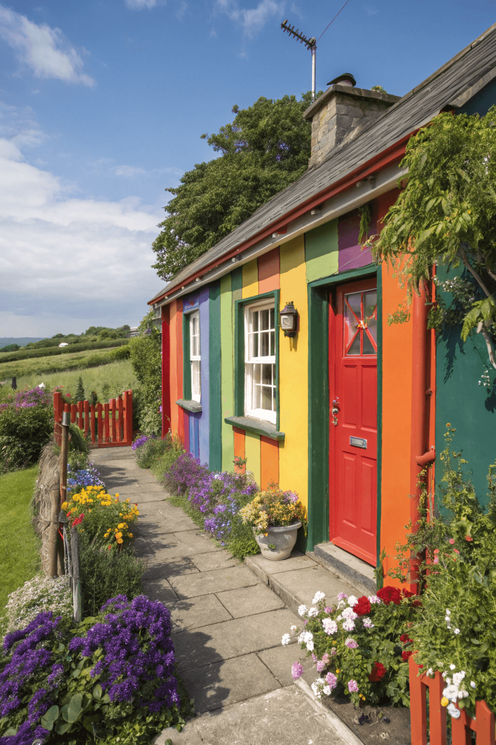 Rainbow cottage