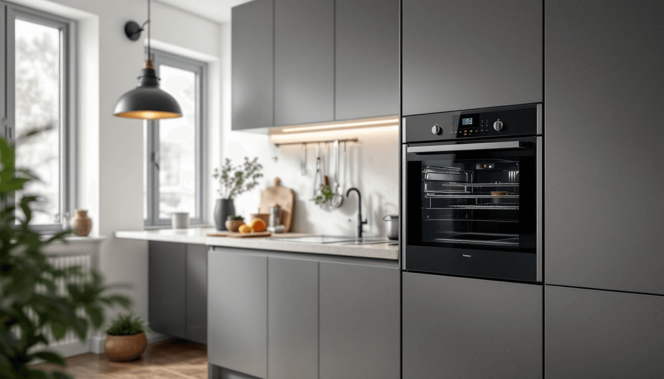 Space-saving oven designed for tiny homes.