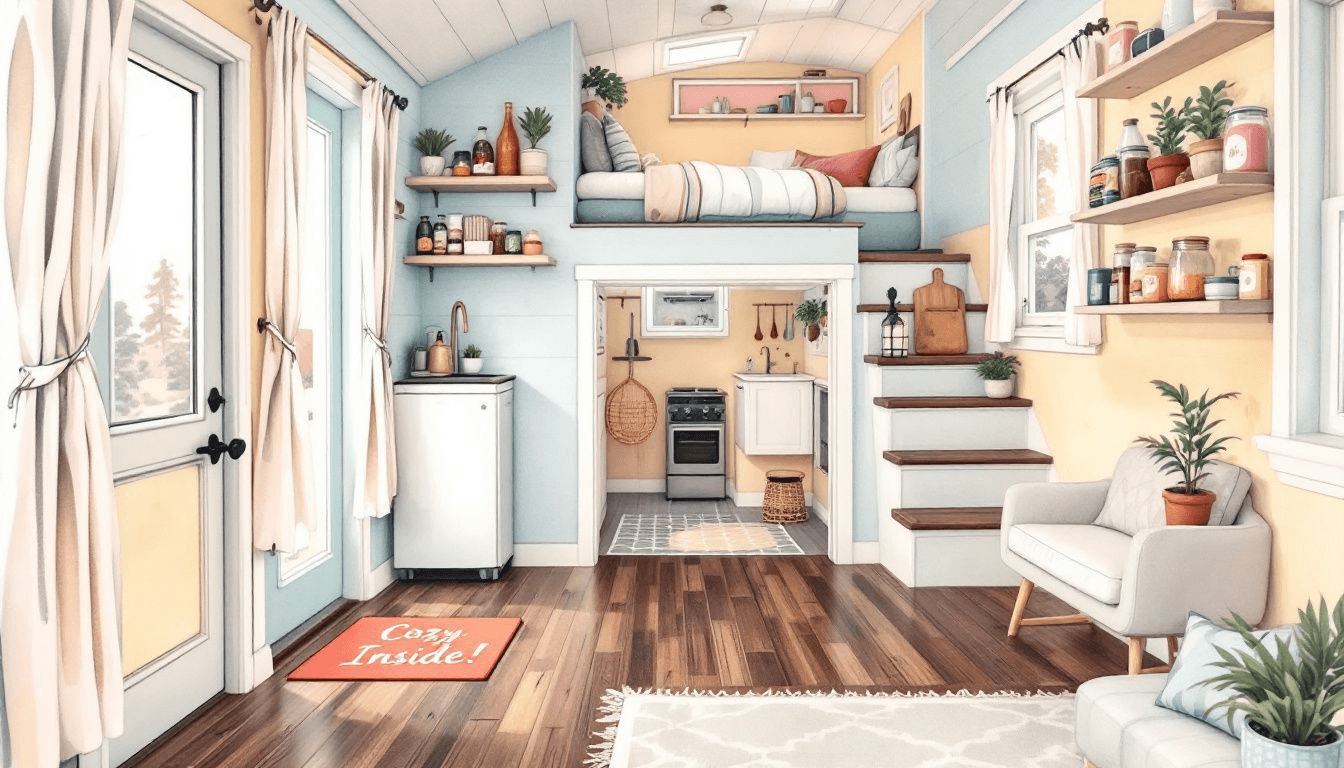 Smart solutions for maximizing space in tiny homes.