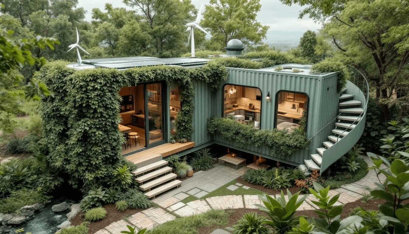 DIY shipping container tiny house project in progress.