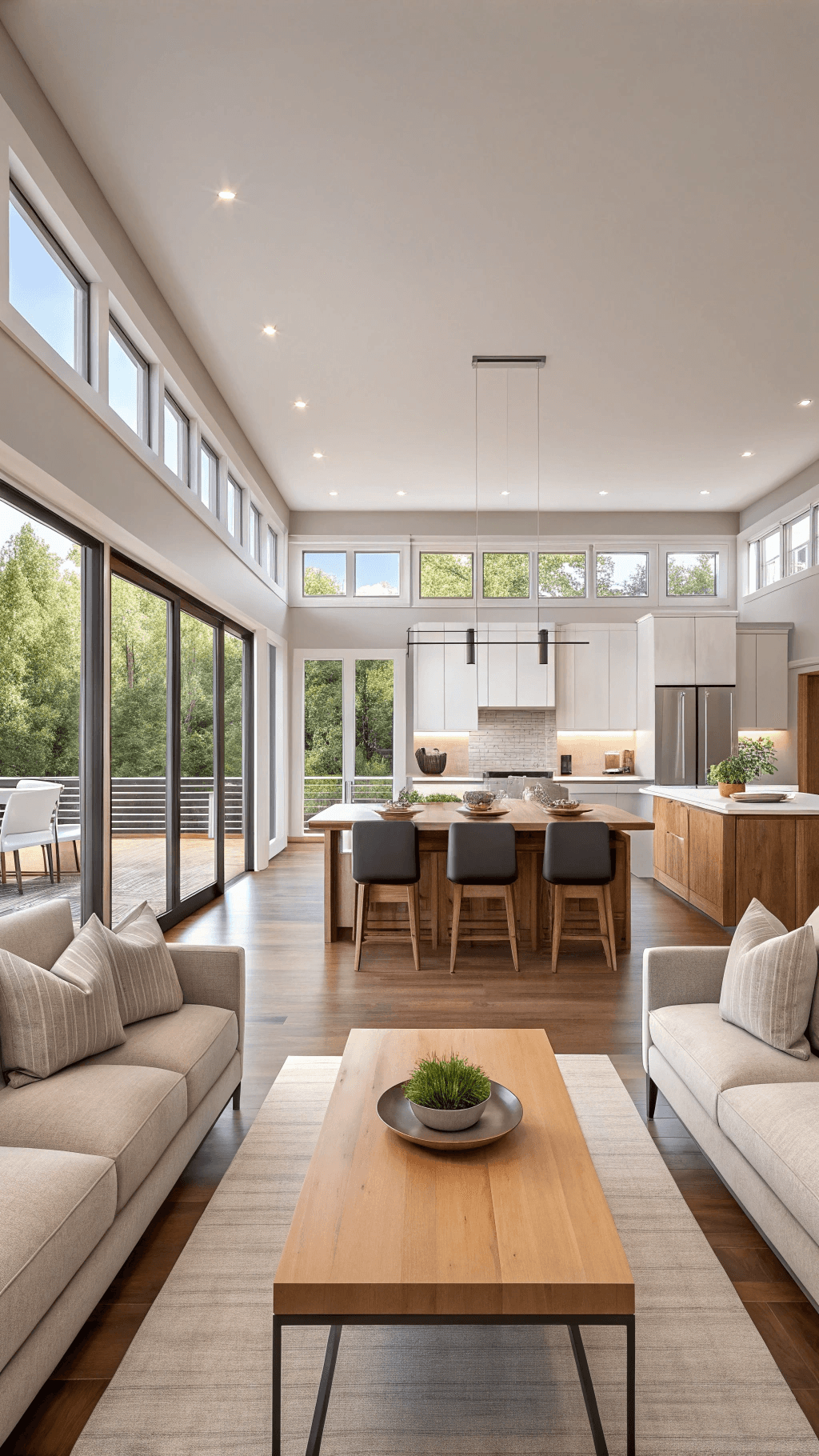 open layout room with furniture