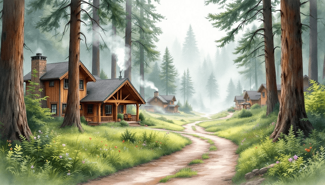 Small home community in Washington State.