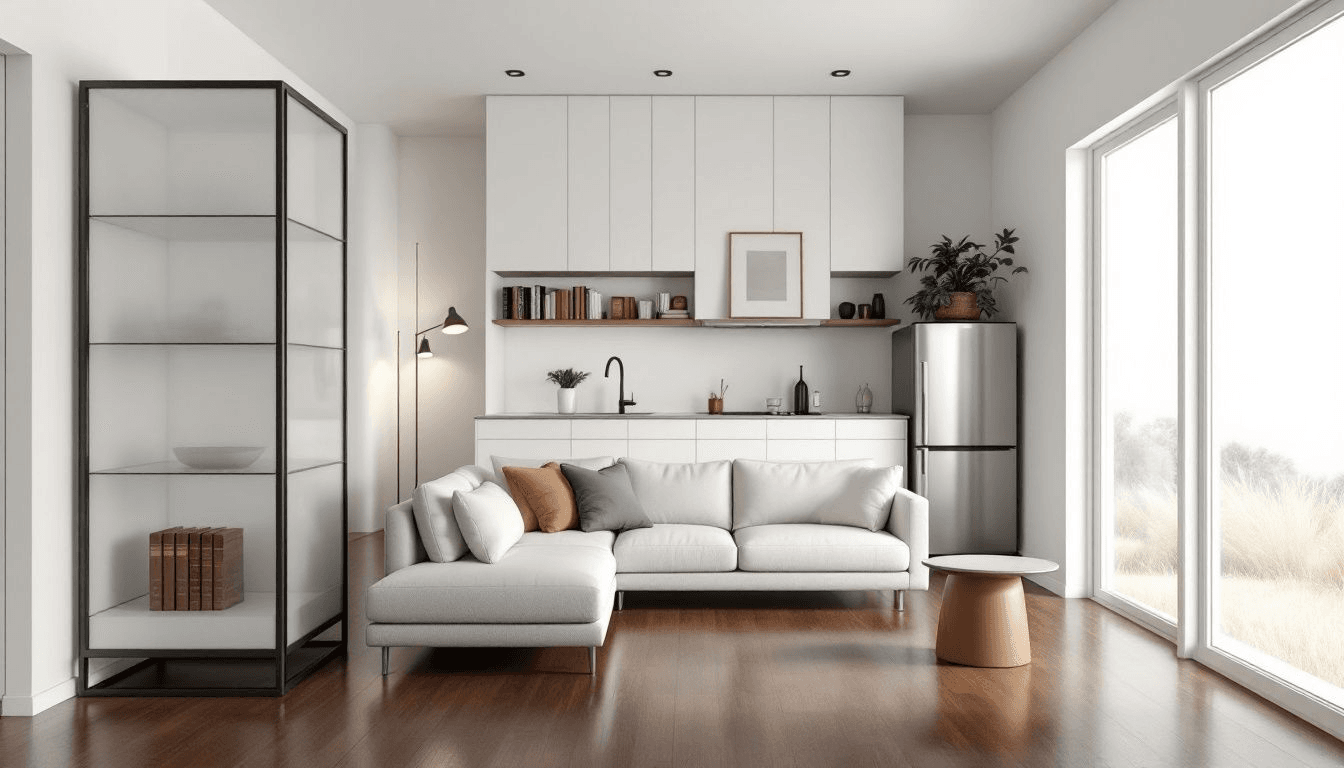 A cozy interior of a tiny home illustrating financial freedom.