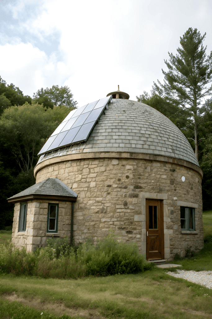 Ecofriendly dome house Eco Friendly Dome House on a grassy land