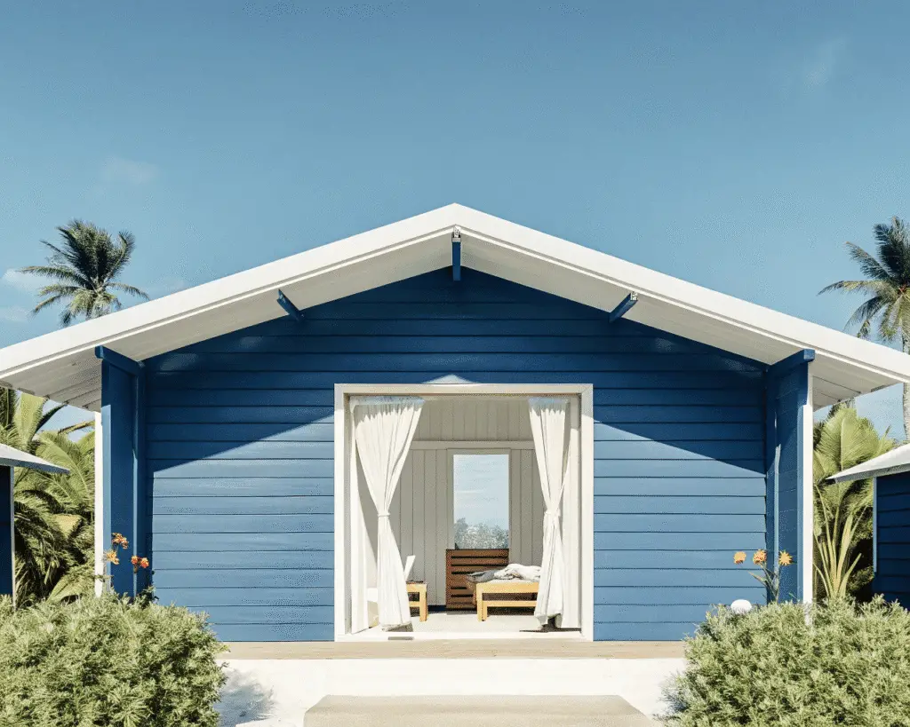 Tropical home experience A cozy tropical tiny home set up for a vacation experience