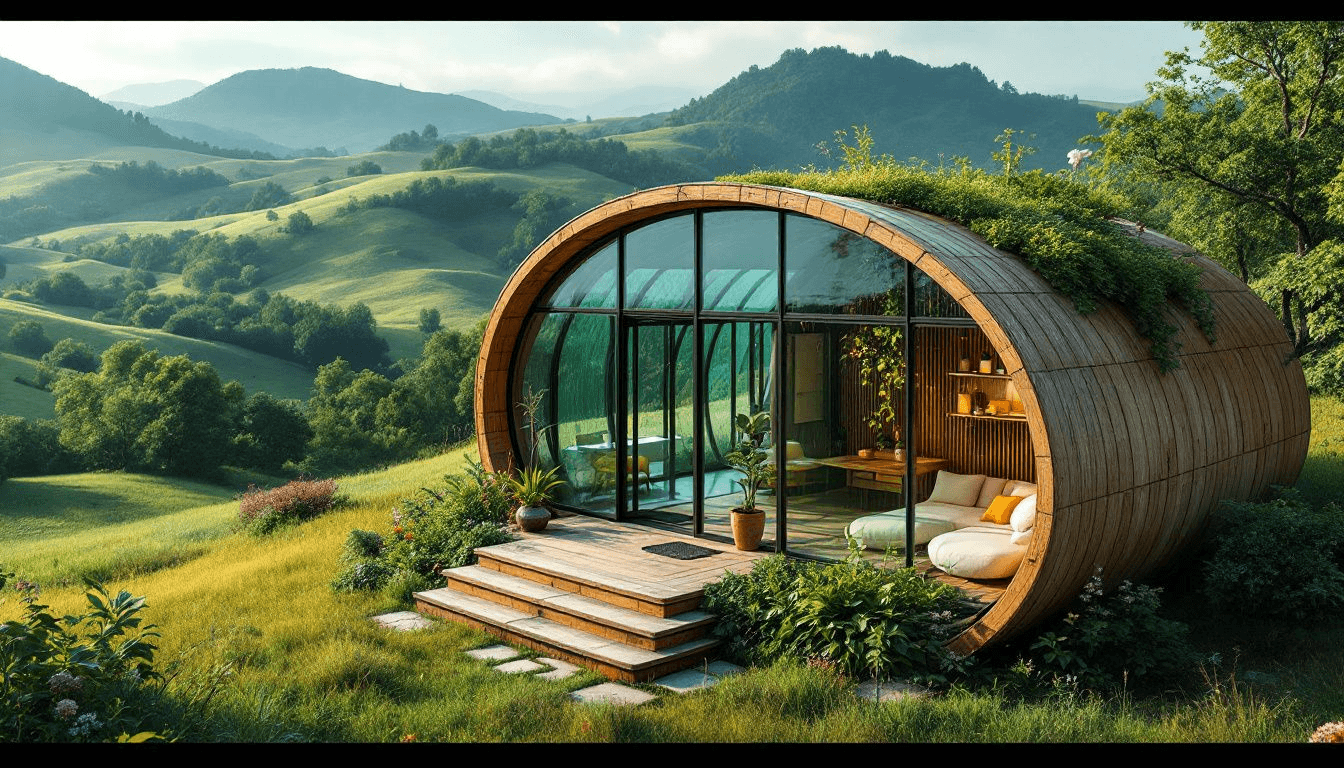 A scenic plot of land ideal for a self contained tiny home.