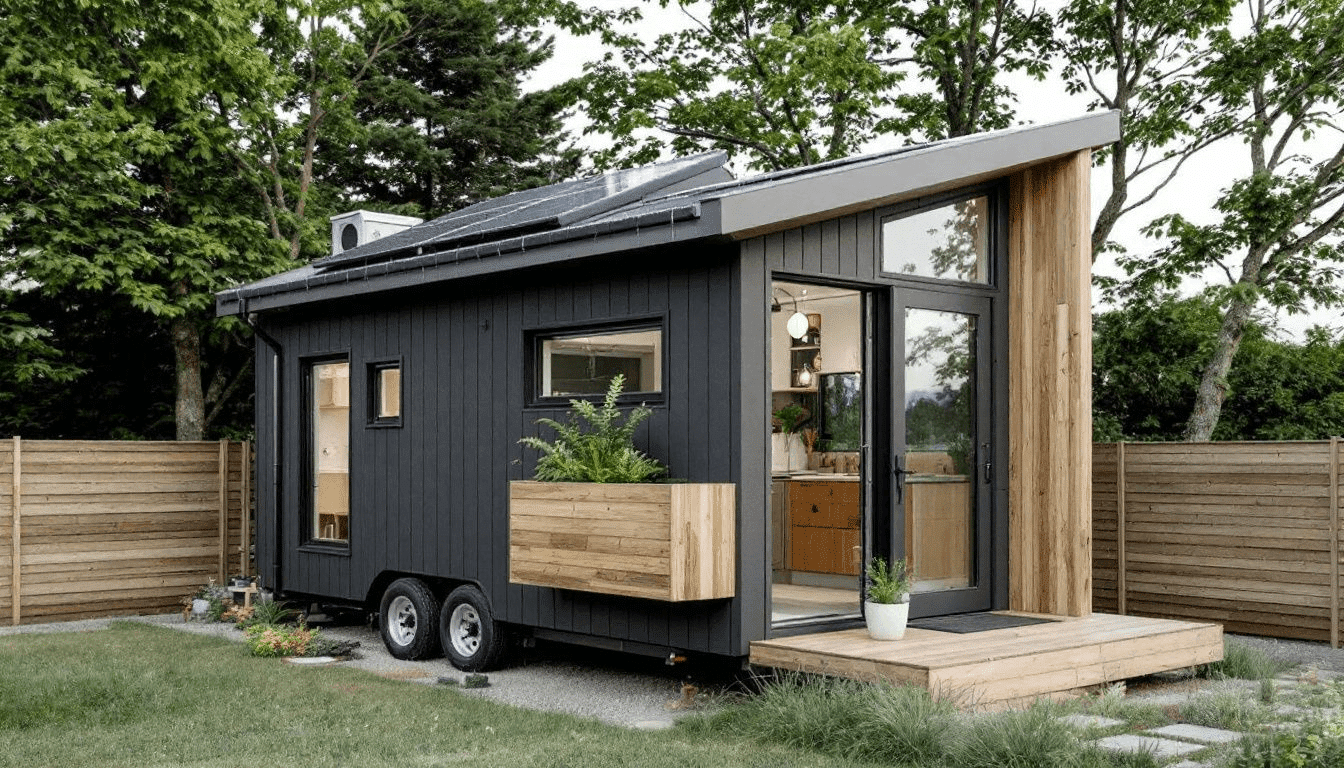 A low income tiny home showcasing affordable living solutions.