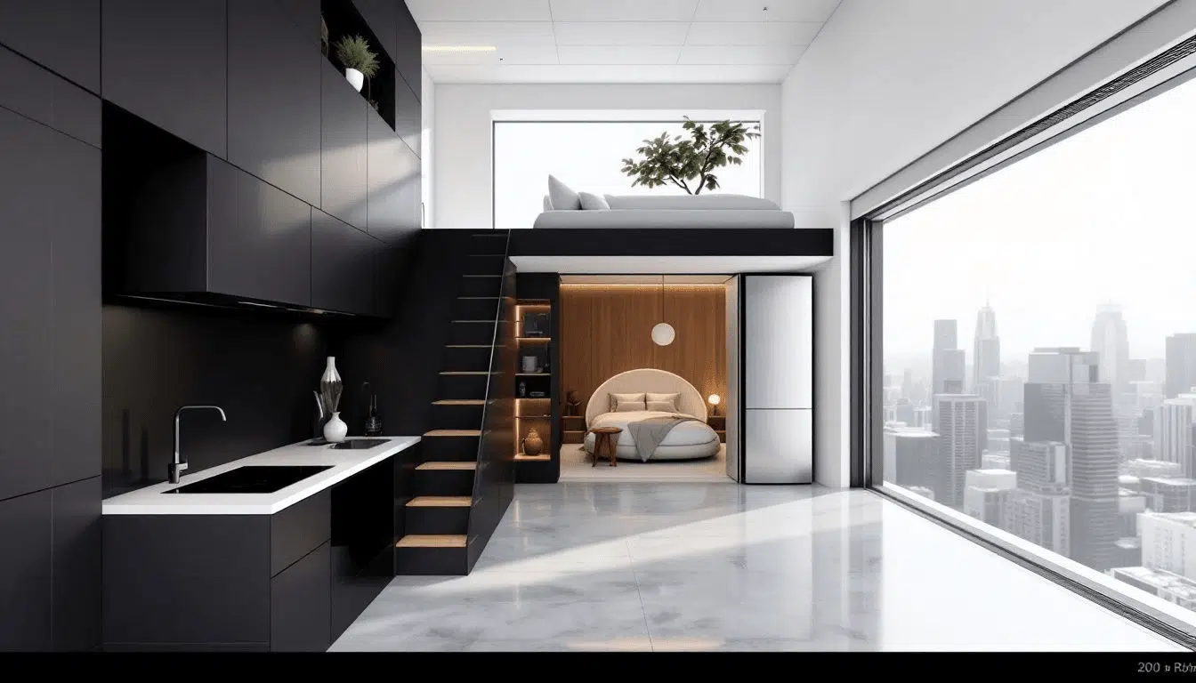 Innovative space utilization in a well-designed tiny home.