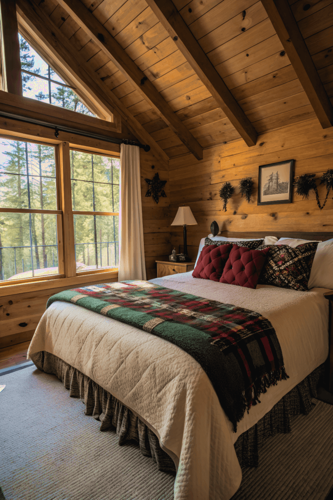 Cozy bedding cozy bedding with layers in a rustic cozy cabin bedroom