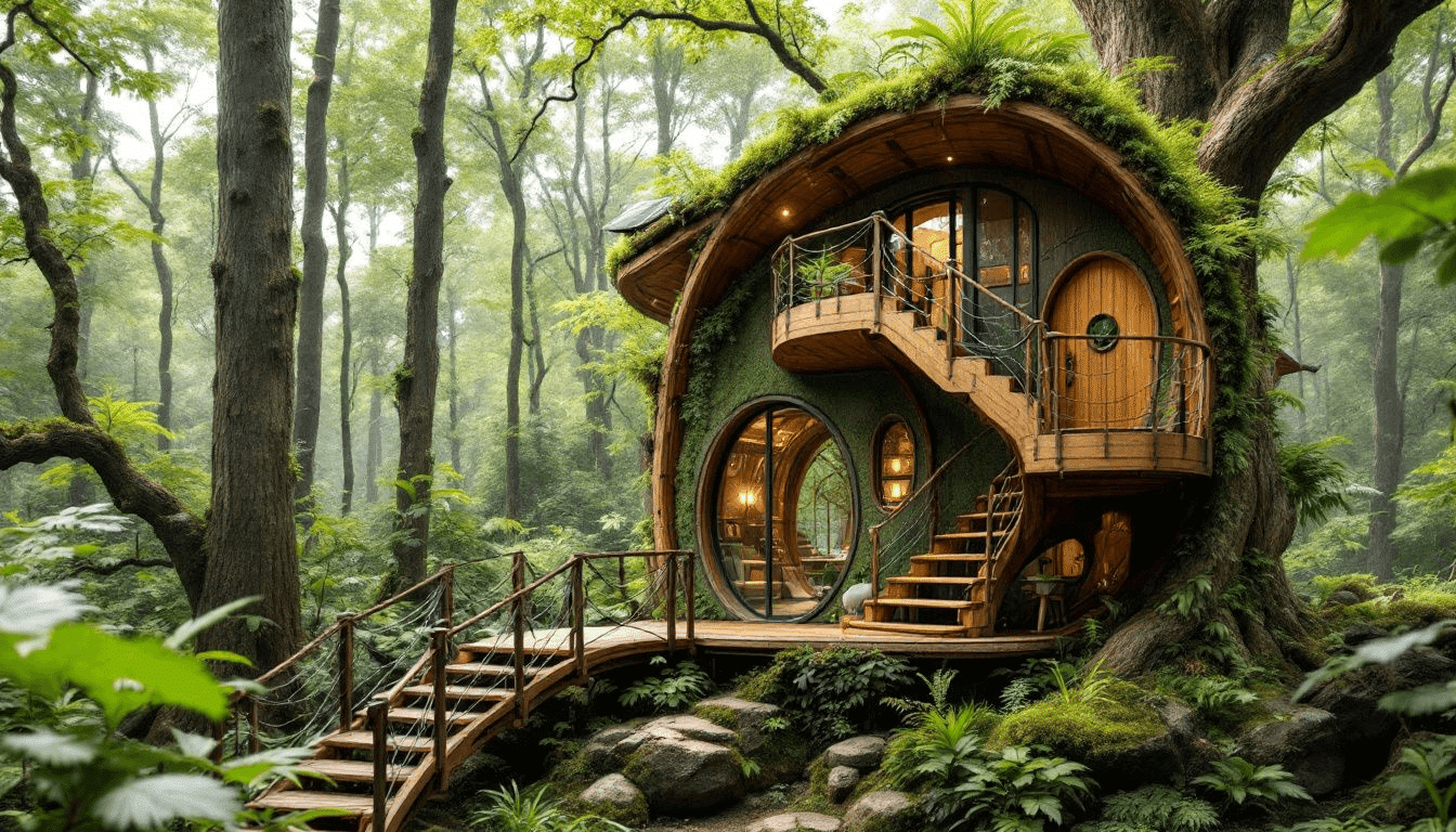 A cozy self contained tiny home surrounded by nature.