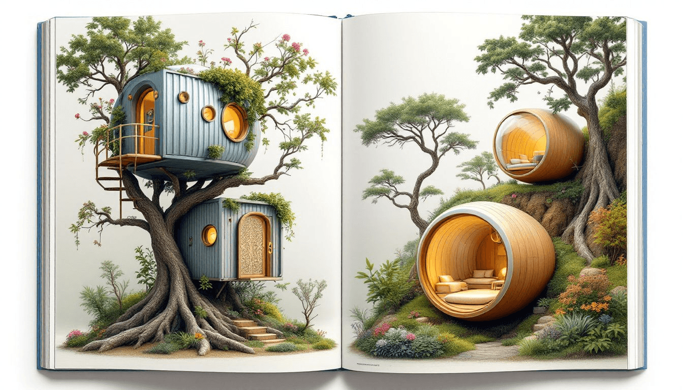 An overview of portable buildings, including examples of tiny homes and storage sheds.