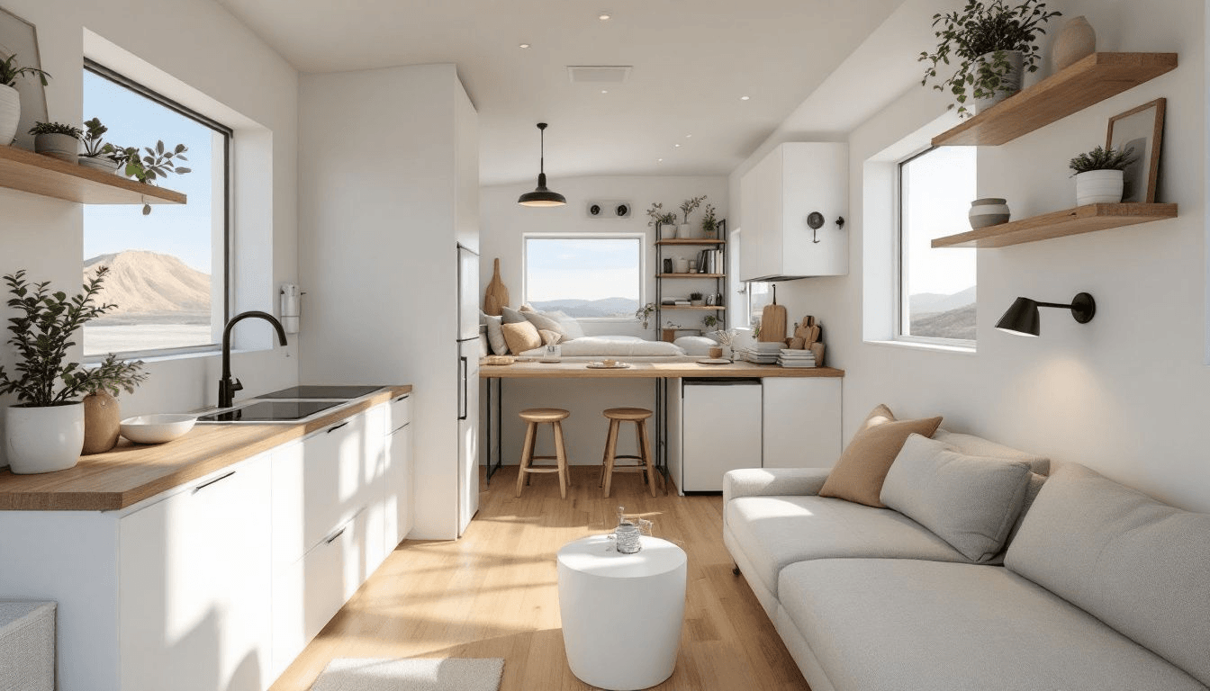 Off-grid appliance options for tiny house living.