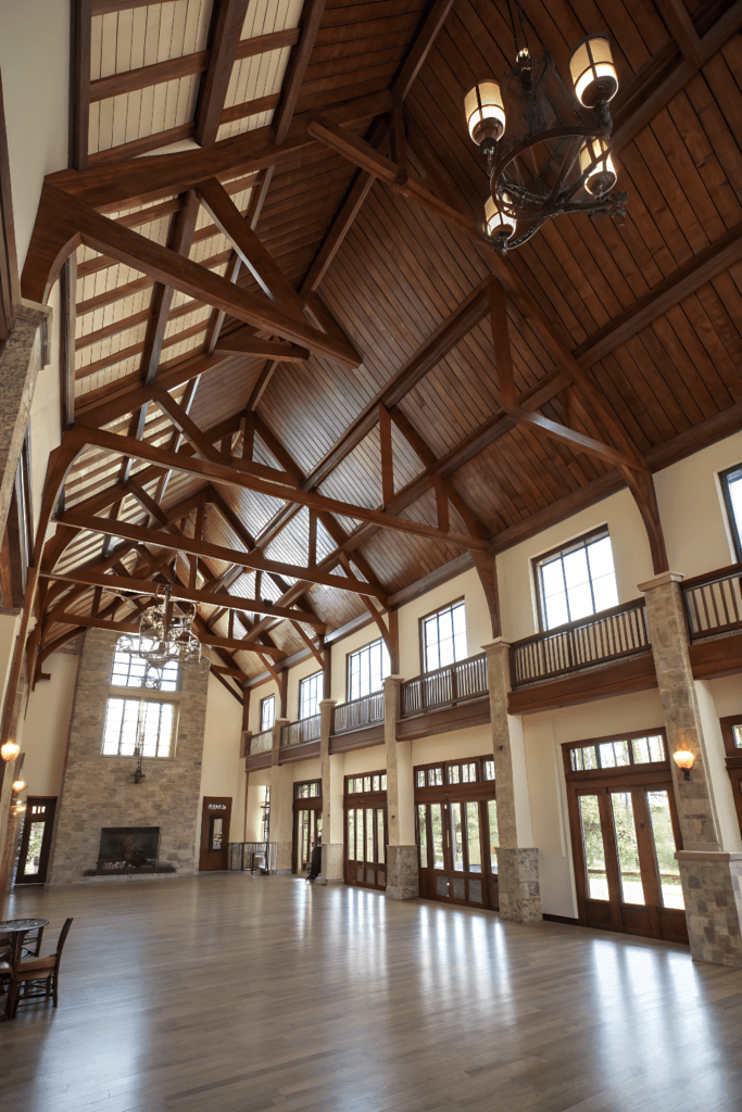 Exposed beams exposed beams in a cozy long cabin