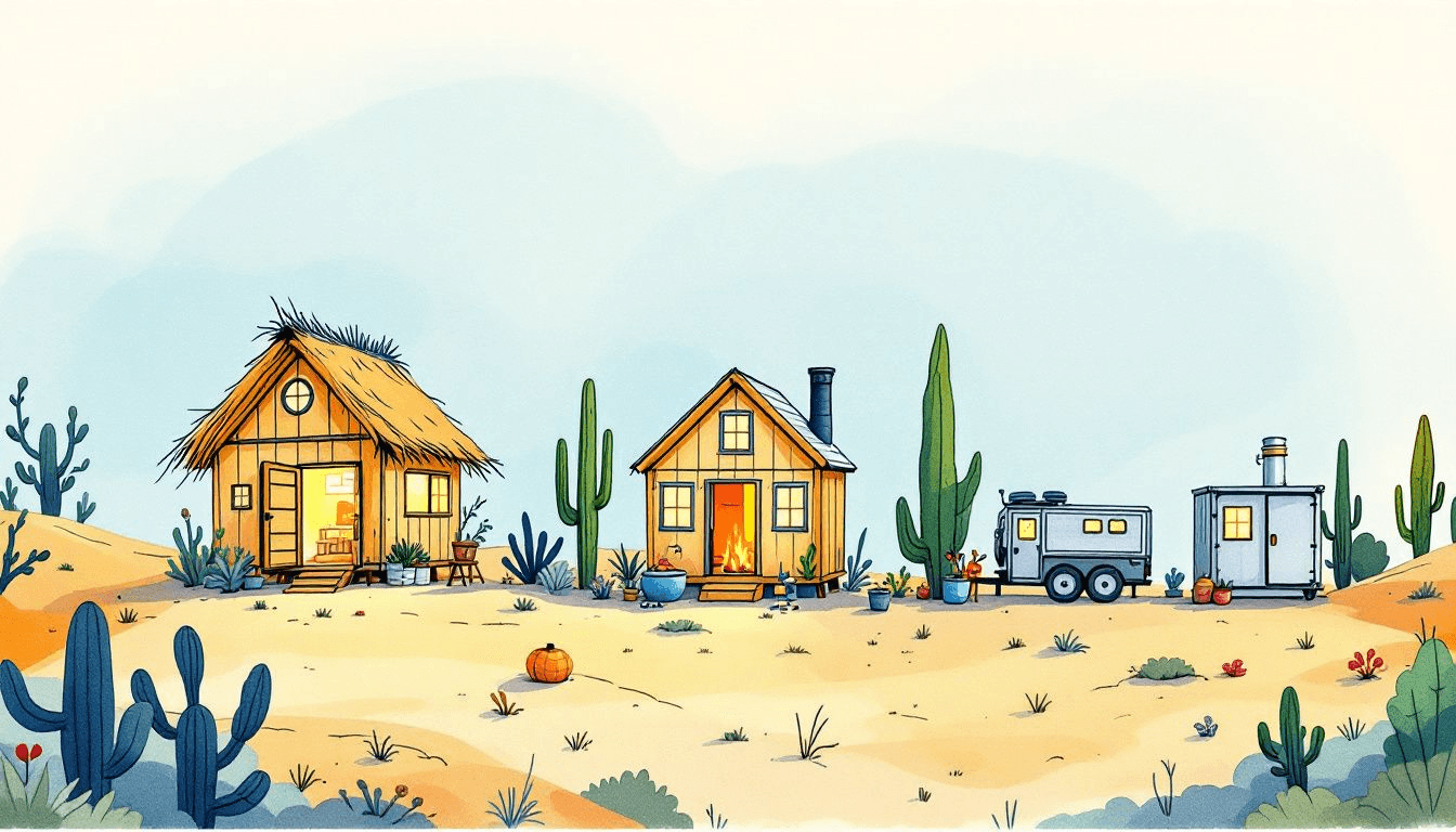 Tiny houses as solutions for homelessness, providing shelter and community.