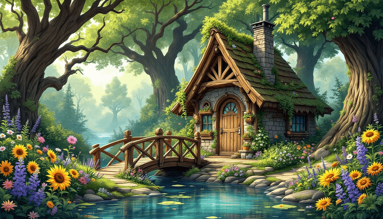 A rustic retreat tiny home surrounded by nature.