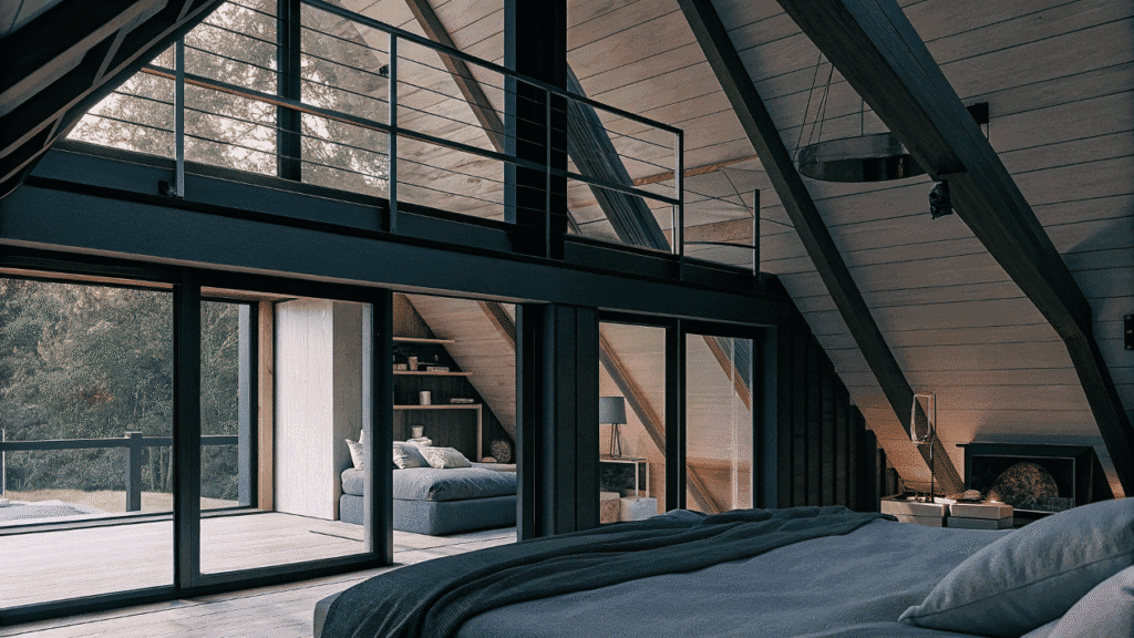 The grand loft An elevated tiny home with a stunning loft and elegant interior design