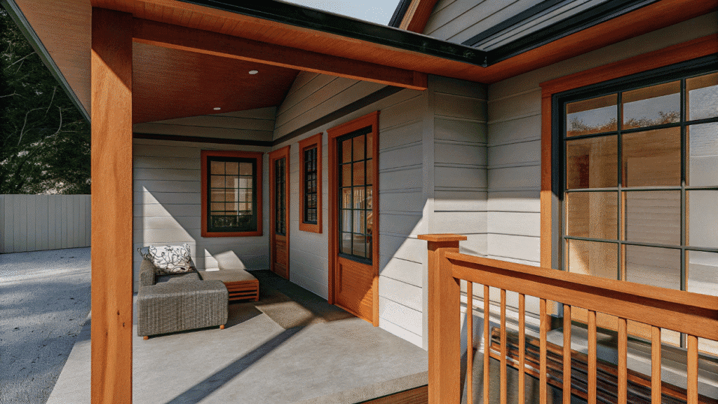 Theregal cottage A cozy wooden white regal cottage