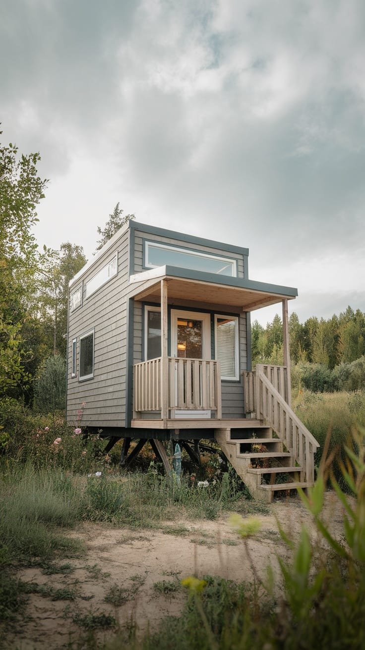 Adventure_living_embracing_aspens_outdoors_2 A tiny house in Aspen surrounded by people skiing and enjoying the outdoors