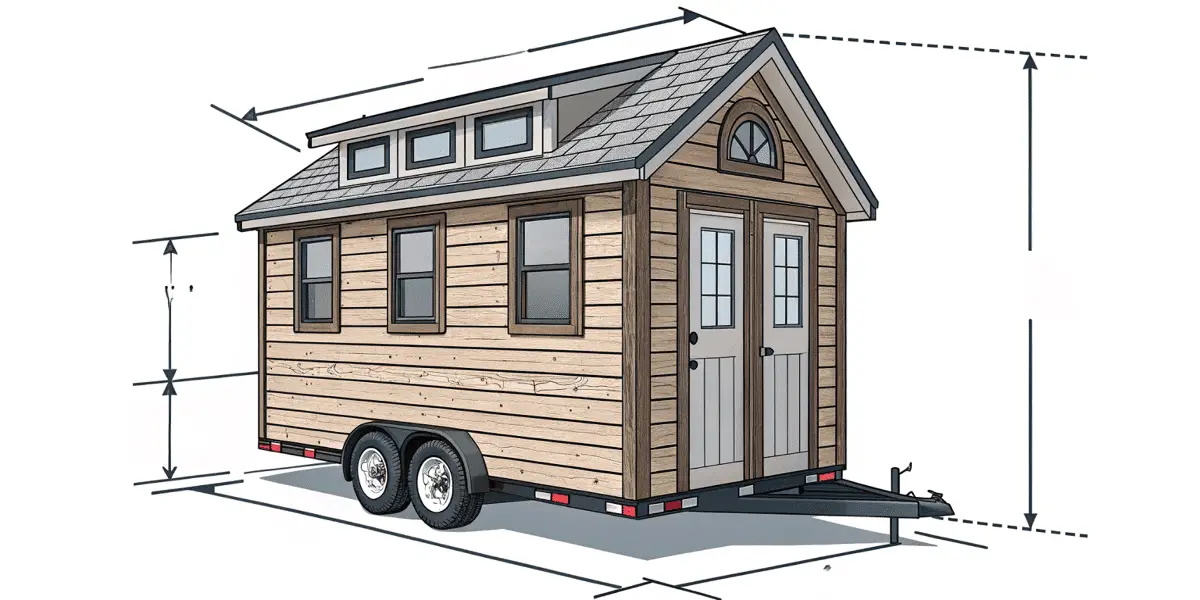 0a292571c3de46ce980daaab1b606af6 Diagram of maximum height regulations for tiny houses in the USA