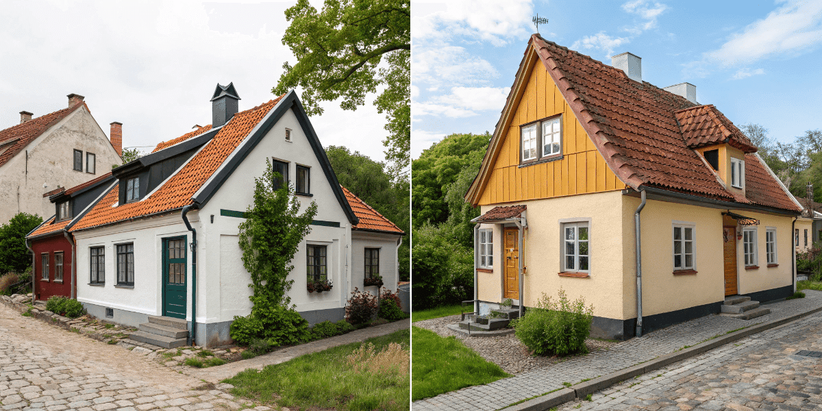 45e08b4047bf457e85e1c348f9af5dab Various styles of European tiny houses demonstrating the diversity in design