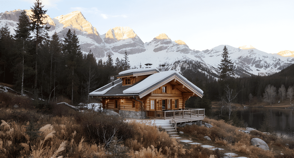 Ascenicchalettinyhouse A chalet tiny house in a scenic location