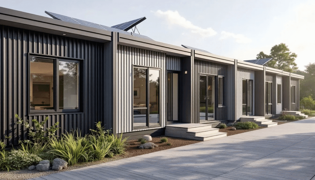 Image Modular homes made out of shipping containers