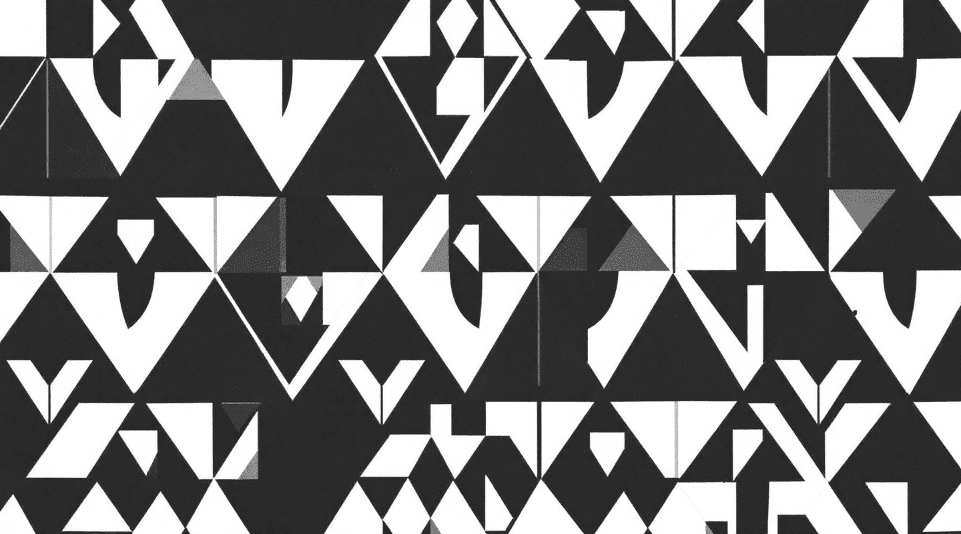 Blackwhitegeometric Black + White Geometric Patterns wallpaper