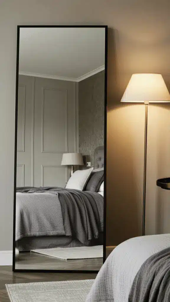 tall bedroom mirror