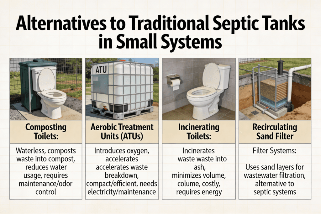 Different Alternatives to Traditional Septic Tanks