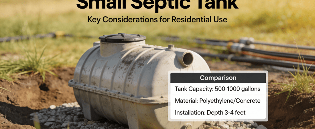An image of Choosing the Right Small Septic Tank