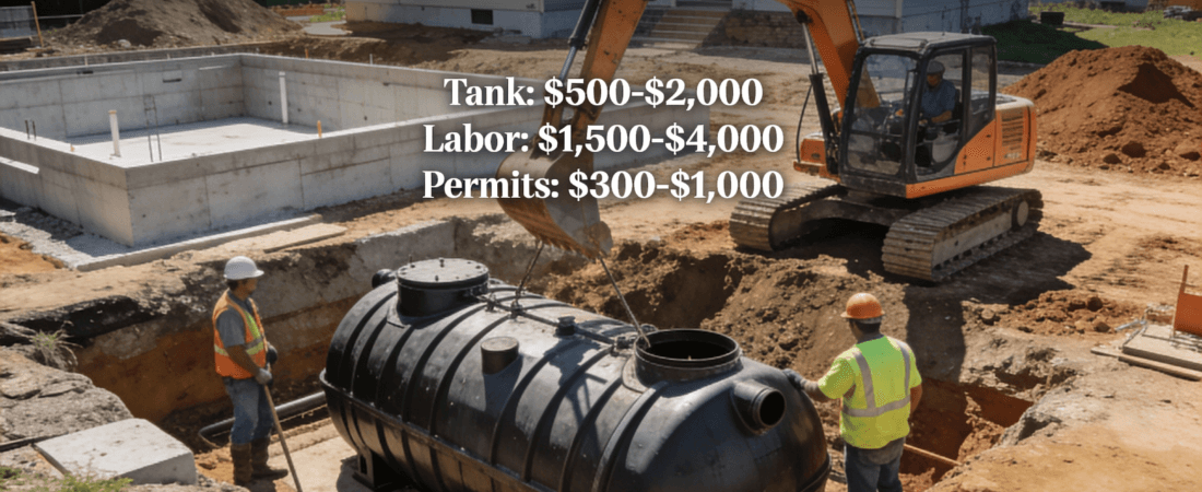 A cost breakdown of a Cost to Install Septic System