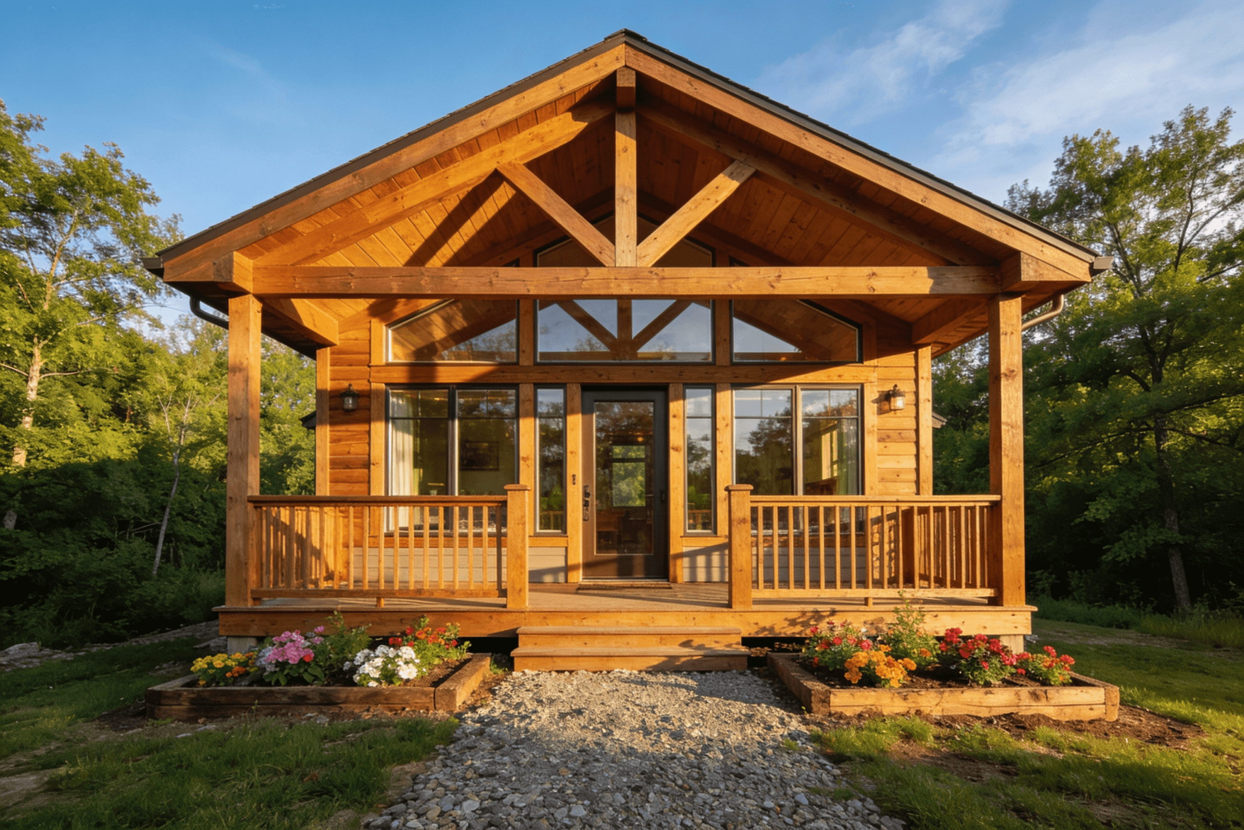 How a Newlywed Couple Built a Timber Framed Tiny House from Scratch