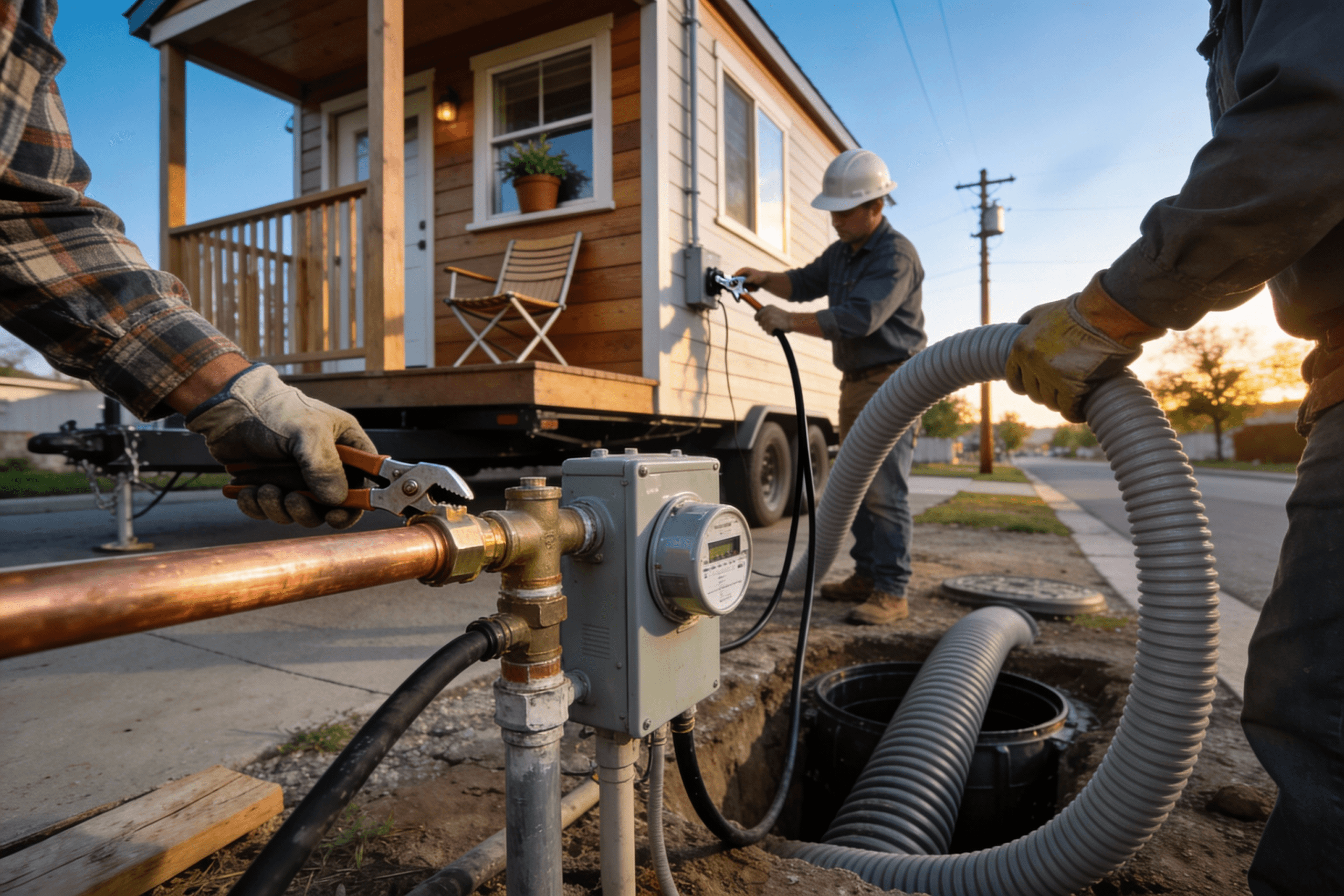 How Do You Hook Up a Tiny House to Utilities: A Step-by-Step Guide