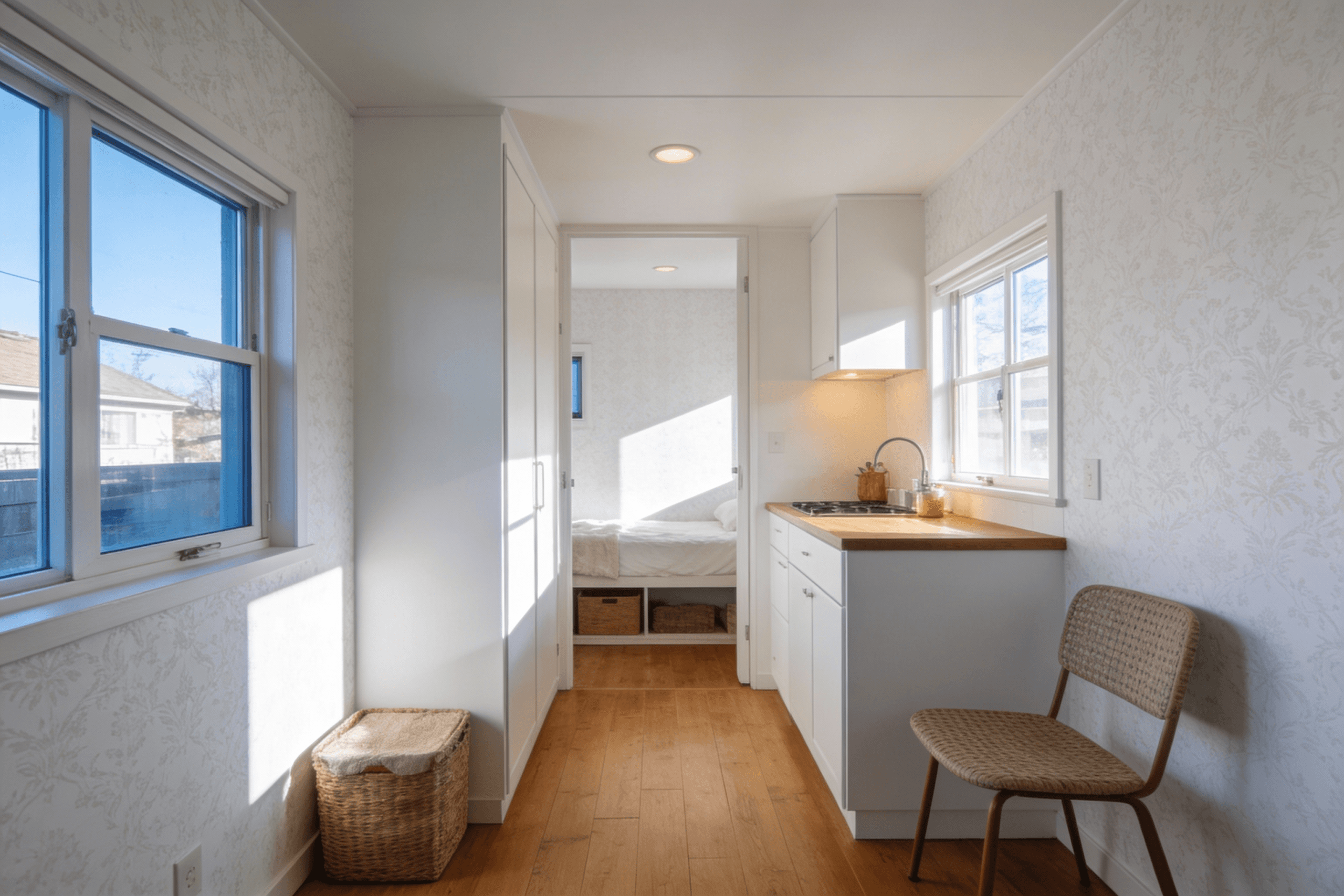 Best White Wallpaper Ideas For Your Tiny Space