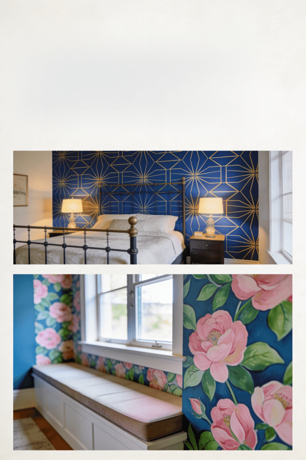 Beautiful accent wallpapers