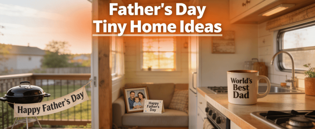 A fathers day tiny home decor
