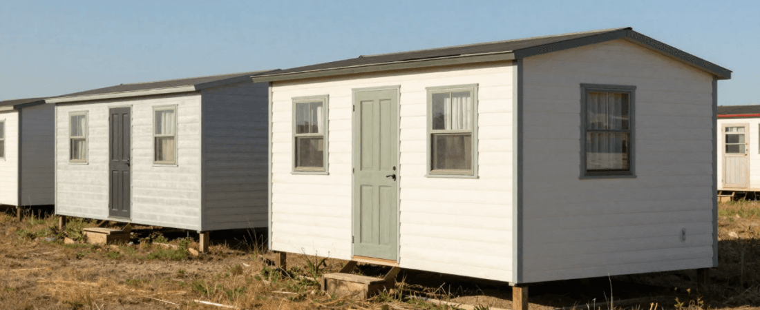Texas granny pods on a land