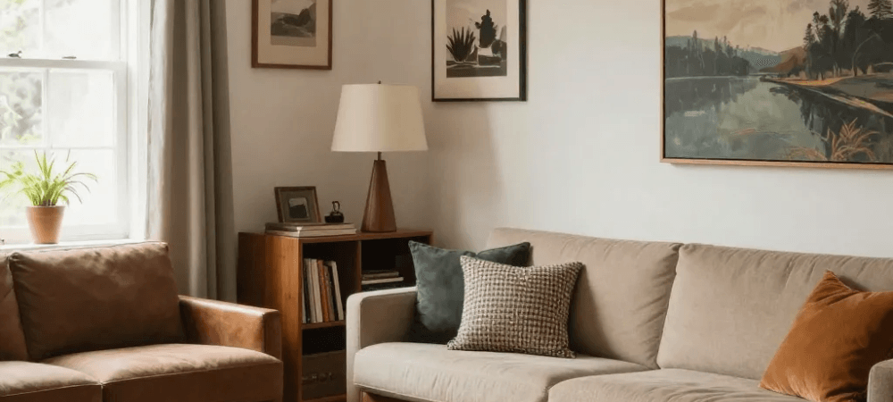 A small Mid Century Modern Living Room Idea