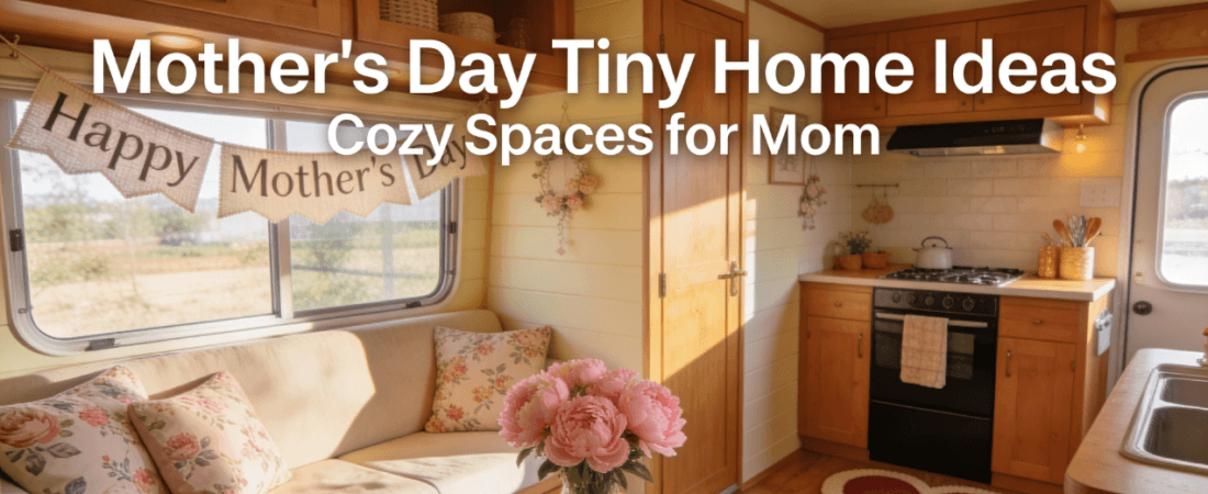 Mothers day tiny home ideas An interior of a cozy tiny home