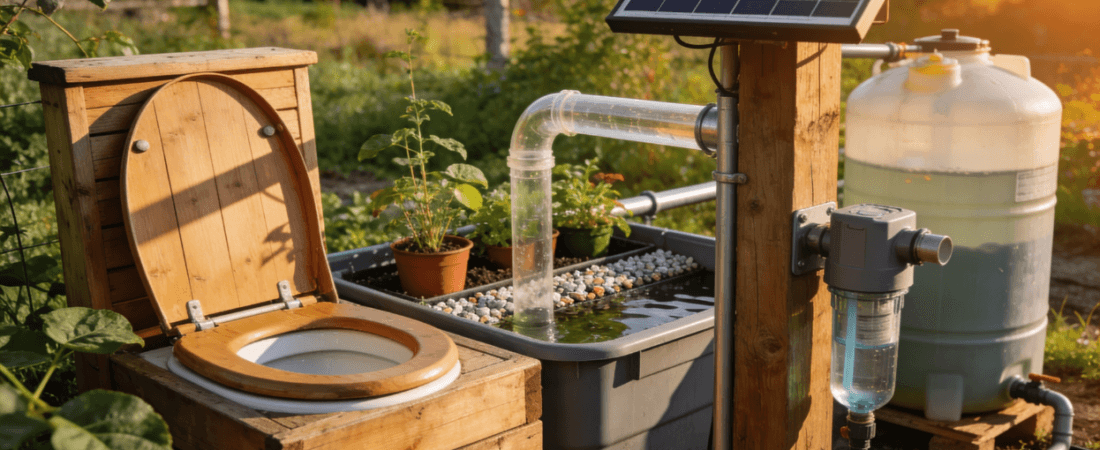 Different off grid toilet ideas