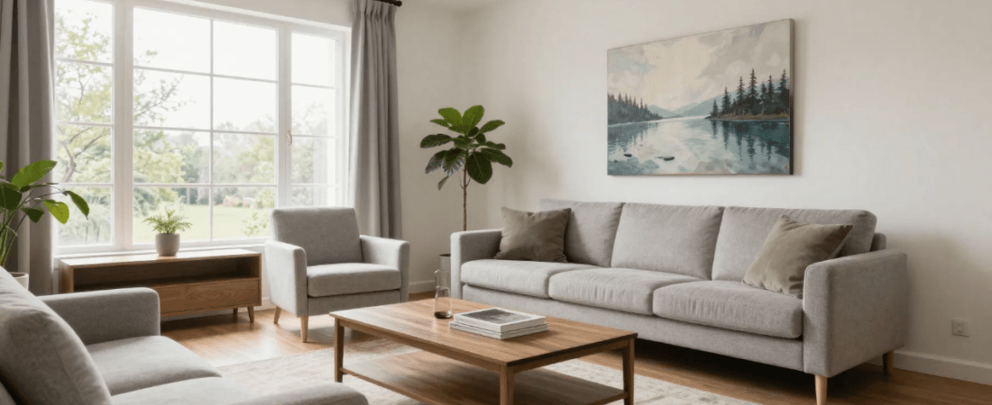 An image of a Rectangle Living Room