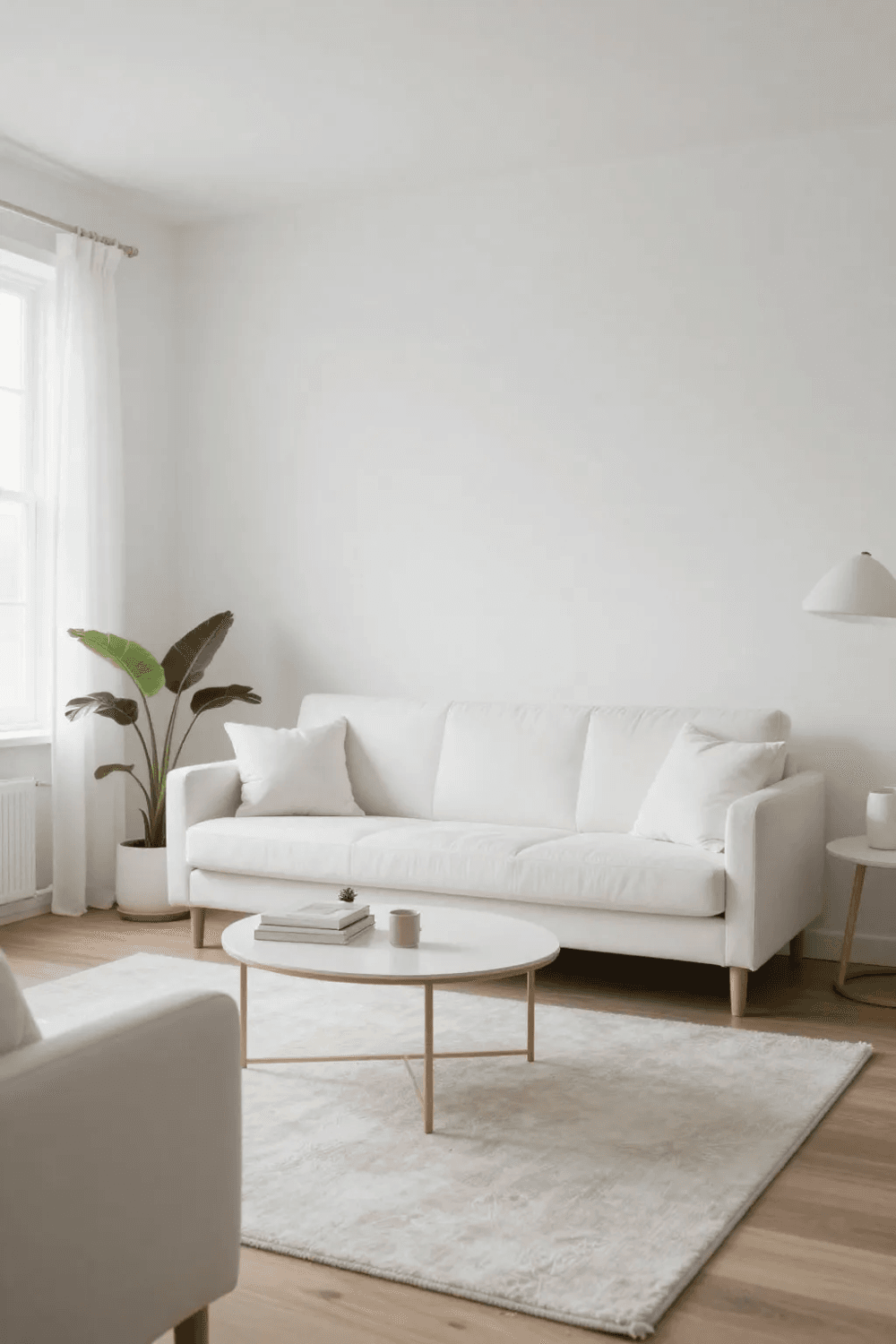 Different Shades of White in aliving room