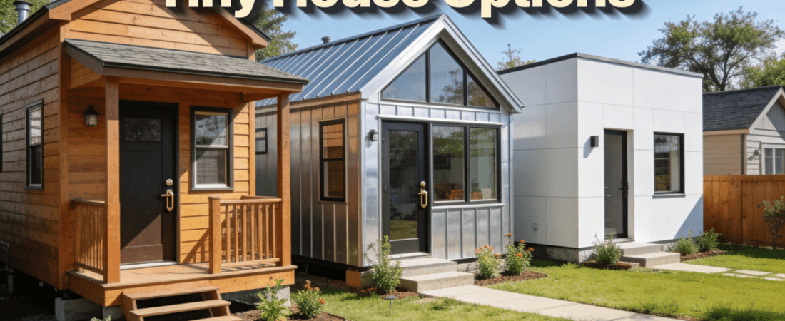 Two different tiny homes