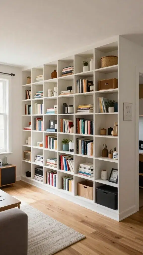 Use Vertical Storage Walls