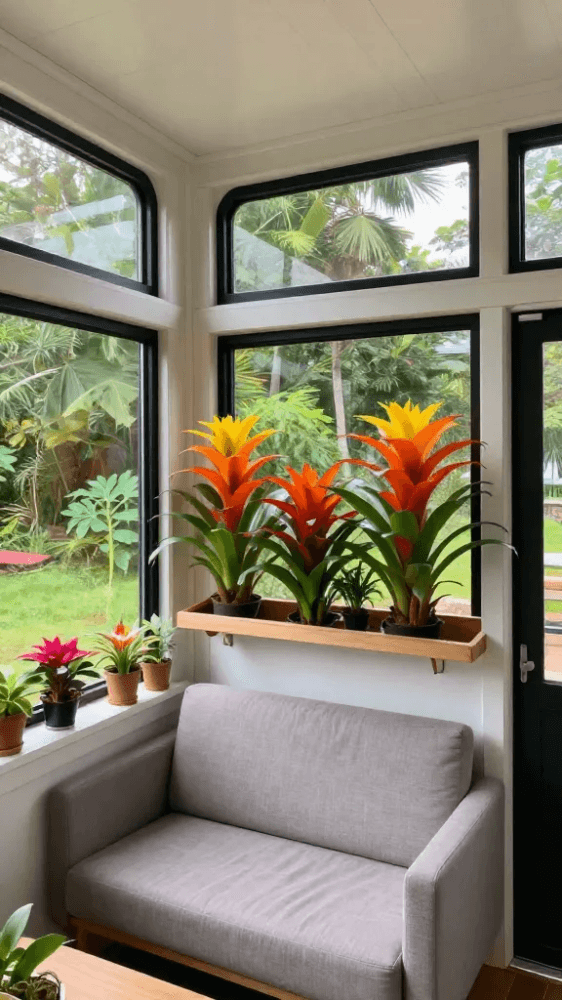 Image Blooming Bromeliads for Tropical Vibes