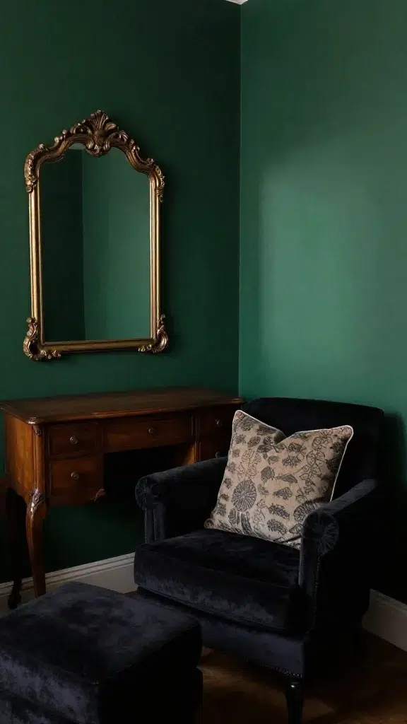 Black Velvet Furniture Accents