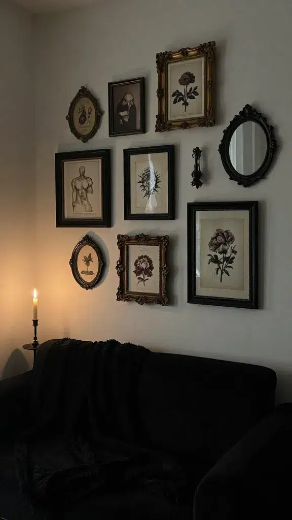 Gothic Moody Gallery Wall